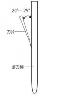 One-stop supply sharpening stick sharpening stick sharpener hotel kitchen supplies