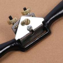 Factory direct adjustable woodworking bird planer double nut adjustable woodworking planer black 42 carded bird planer