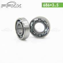 Supply of miniature bearings. Casters. Wheels. Hardware tools. 686 open type 6 * 13 * 3.5 bearing steel high carbon steel Zhejiang Cixi factory direct supply