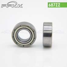 供应微型轴承  脚轮 轮子 五金工具 轴承 687ZZ/RS 7*14*5 轴承钢高碳钢 浙江慈溪工厂直供