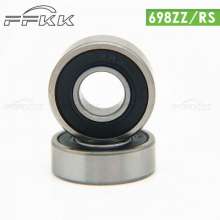 Supply of miniature bearings.   Casters.   Wheels. Hardware tools.  698ZZ / RS 8 * 19 * 6 bearing steel high carbon steel Zhejiang Cixi factory direct supply