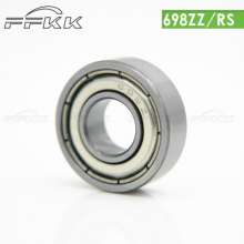 Supply of miniature bearings.   Casters.   Wheels. Hardware tools.  698ZZ / RS 8 * 19 * 6 bearing steel high carbon steel Zhejiang Cixi factory direct supply
