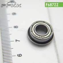 供应法兰轴承  脚轮 轮子 五金工具 F687zz 7x14x5x16 小轴承微型浙江宁波厂家直供