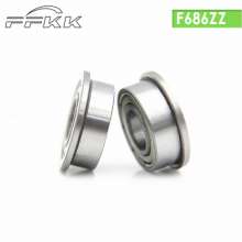Supply flange bearings .casters .wheels .hardware tools .bearings .F686ZZ 6 * 13 * 5 * 15 with ribs Excellent quality direct from Zhejiang manufacturers