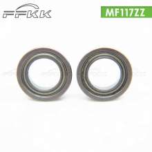 Supply flange bearings. Casters .Wheels. Hardware tools Bearings MF117ZZ 7 * 11 * 3 * 11.6 with ribs Excellent quality Zhejiang factory direct supply