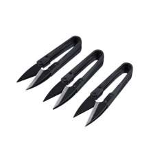 Golden Eagle U-shaped Scissors Black Hawk Scissors Plastic Handle Yarn Scissors Sewing Thread Scissors Cross Stitch Scissors DIY Scissors Cloth Shears Household Scissors Multi-function Scissors Portab