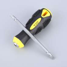 Dual-purpose screwdriver, chrome vanadium steel massage handle, cross-shaped dual-purpose screwdriver, screwdriver, dual-use screwdriver