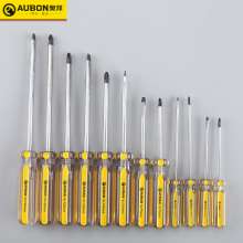 Screwdriver 150mm slotted screwdriver with transparent handle Phillips screwdriver 6-inch screwdriver