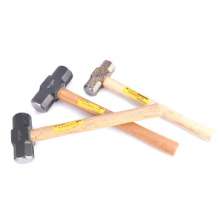 Octagonal hammer Wooden handle fiber handle Octagonal hammer 2 pounds 3p 4P high carbon steel sledge hammer Hammer Masonry hammer