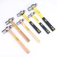 Round head hammer factory wholesale 1p round head hammer wooden handle 2p fiber handle round head hammer iron hammer