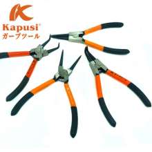 Kapusi industrial grade Japanese 7-inch circlip pliers. Pliers. Hardware tools. Spring retaining ring pliers clamping tool for external card and internal card elbow shaft