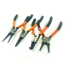 Kapusi industrial grade Japanese 7-inch circlip pliers. Pliers. Hardware tools. Spring retaining ring pliers clamping tool for external card and internal card elbow shaft