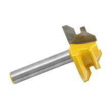 Woodworking milling cutter 45-degree tenon jointing knife Panel cutter Line knife Right-angle knife Engraving machine cutter head Woodworking cutter 8*1-1/2 cutter head