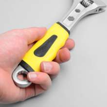 Aobang multifunctional pipe wrench adjustable wrench 8 inch 10 inch 12 inch pipe adjustable dual-use adjustable wrench large open wrench