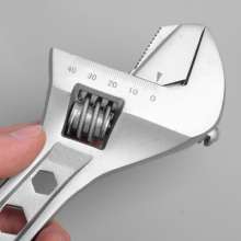 Aobang multifunctional pipe wrench adjustable wrench 8 inch 10 inch 12 inch pipe adjustable dual-use adjustable wrench large open wrench