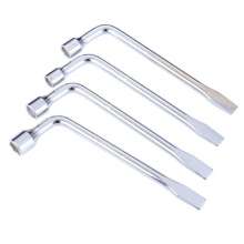 Tire wrench L-shaped gong knife wrench with crowbar flat head tire wrench supports custom-made samples