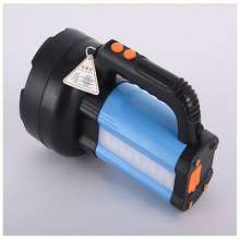 Rechargeable LED flashlight emergency outdoor searchlight. Lighting flashlight. Camping night fishing LDE glare portable light. Lighting USB