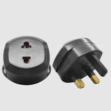 European to British conversion plug abroad travel artifact with fuse European and American socket adapter row plug