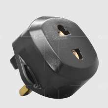 European to British conversion plug abroad travel artifact with fuse European and American socket adapter row plug