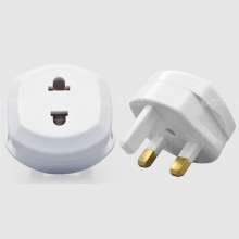 European to British conversion plug abroad travel artifact with fuse European and American socket adapter row plug