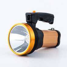 LED flashlight. Searchlight. Portable glare light. Lithium battery rechargeable flashlight led searchlight emergency light outdoor