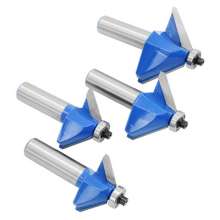 Woodworking milling cutter 45° bevel cutter Woodworking cutter head Slotted trimming cutter Engraving machine cutter head 45 degree bevel cutter Chamfering cutter Woodworking cutter