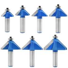 Woodworking milling cutter 45° bevel cutter Woodworking cutter head Slotted trimming cutter Engraving machine cutter head 45 degree bevel cutter Chamfering cutter Woodworking cutter
