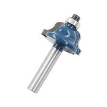 Woodworking milling cutter 8PC set 1/4 shank straight cutter rounded corner cutter V-shaped cutter Trimming machine cutter head Variable diameter ring combination milling cutter Woodworking milling cu