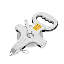 Aobang portable stainless steel steel ruler 50 meters 30 meters engineering ground measurement steel tape measure 50 meters steel frame ruler