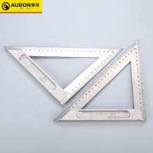 Triangle ruler factory wholesale 200mm triangle ruler carpentry zinc alloy carpentry measurement 90 degree steel angle ruler
