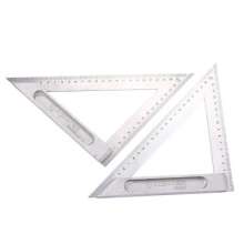 Triangle ruler factory wholesale 200mm triangle ruler carpentry zinc alloy carpentry measurement 90 degree steel angle ruler