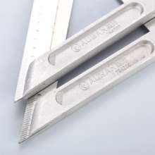 Triangle ruler factory wholesale 200mm triangle ruler carpentry zinc alloy carpentry measurement 90 degree steel angle ruler