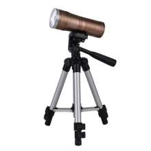 Rechargeable LED night fishing light. Fishing light. Fishing light. Purple light. Dimmable telescopic zoom dual light source convex lens outdoor light