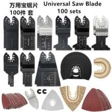 Universal Saw Blade Set Woodworking Saw Blade Cutting Plastic Saw Blade PVC Open Saw Blade Semicircular Polishing Blade High Carbon Steel Straight Saw Blade 100PC Set Saw Blade