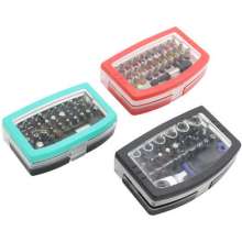 Electric screwdriver bit head set Ratchet wrench socket bit head Converter bit head Post wind bit head Boxed bit head 32-piece set
