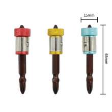 Cross electric strong magnetic bit, multi-function anti-slip bit, plus magnetic ring bit, universal accessory bit, magnetic ring strong bit