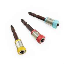 Cross electric strong magnetic bit, multi-function anti-slip bit, plus magnetic ring bit, universal accessory bit, magnetic ring strong bit