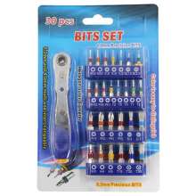 Mini batch head Ratchet wrench set batch head Slotted cross bit Hexagonal bit 1/4 screwdriver bit set 30PC bit