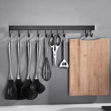 Kaiwang stainless steel kitchen hook nail-free kitchen hook row of hooks wall-mounted knife holder cutting board soup spoon storage rack
