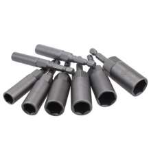 80L100L deepened air screwdriver sleeve .1/4 lengthened electric socket screwdriver. screwdriver. screwdriver .sleeve 6.35 wind screwdriver sleeve H6-19mm
