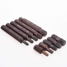 Taiwan imported twelve-point plum blossom bit. Batch Tsui. Hardware tools. 10mm auto protection bit. S2 star batch impact screwdriver head M5-M12