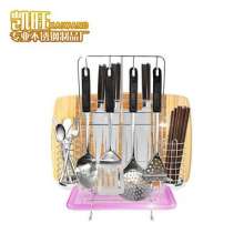 Yongfeng stainless steel desktop stainless steel knife holder 012 kitchen knife holder cutting board rack factory direct sales