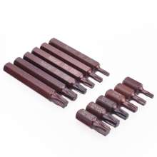 Nichols S2 Hexagonal Plum Blossom Electric Bit. Batch Nozzle. Hardware Tools Wind Bit 10mm Auto Protection Bit S2 Star Batch Bumper Bit T20-55