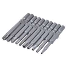 Nichols official S2 material 802 plum blossom electric screwdriver head. Electric screwdriver head. Screwdriver head. 6mm round handle batch nozzle with magnetic 60L