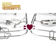 Wang factory direct sale stainless steel square wire clip 20 clip thickness 2.5mm drying sock rack stainless steel sock rack
