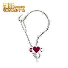 Manufacturer carton stainless steel sock rack round clip 32 clip bold 2.8MM hanging sock rack solid hanger