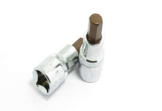 H-type hexagon socket pressed sleeve socket. Sleeve. Hardware tools. Auto tools. Screwdriver nozzle. S2 alloy steel socket head 12.5 screwdriver socket head 100