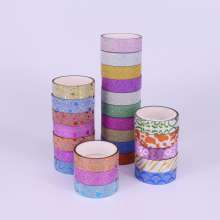 Creative stationery DIY handmade decorative shiny glitter tape/private custom