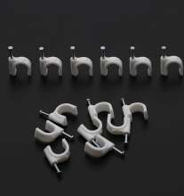 High quality round square wire nail wire clip buckle PE+ high carbon steel nail wire card wire card wire buckle wire code cable clamp