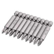 Nichols imported S2 steel single head cross wind bit. Screwdriver head. Wind bit. Hardened electric bit. Pneumatic screwdriver head with magnetic